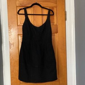 Nanette Lepore black cotton sun dress